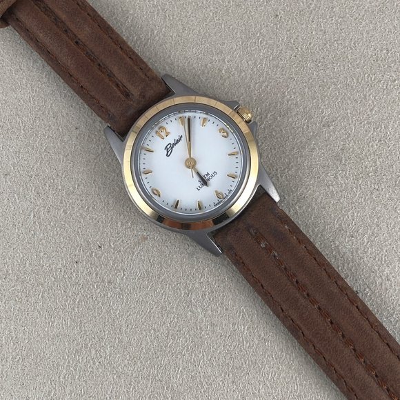 Vintage Belair Titanium Watch 18 Karat Gold Plated Bezel - Picture 5 of 7